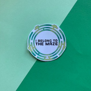Maze runner sticker