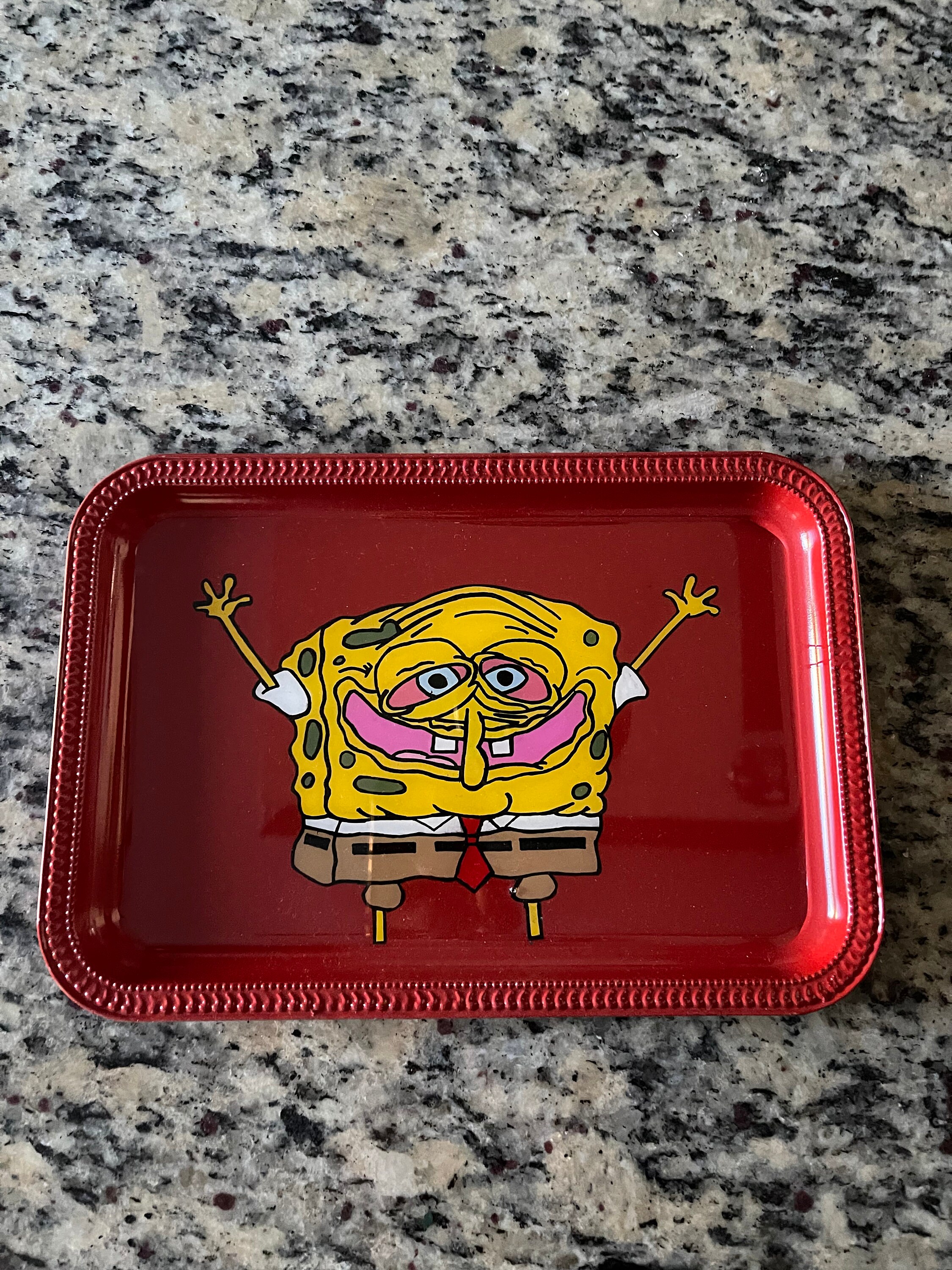 Spongebob Rolling Tray Etsy