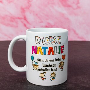 Kindergarten personalisiertes Geschenk Tasse für Kita Erzieherin Danke Abschied Party Abschiedsgeschenk Erzieher Tasse Tagesmutter Geschenk