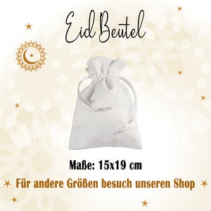 Eid Geschenkbeutel Personalisiert mit Namen Bayram Kesesi Beutel Bayram Hediyesi Tüte Zuckerfest Harclik Geschenksäckchen Ramadan Jutesack image 10