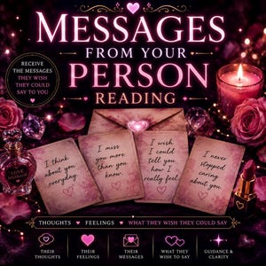Peut inclure: Un ensemble de quatre cartes rectangulaires aux tons roses avec du texte cursif noir, affichant des phrases comme I think about you everyday et I miss you more than you know. Les cartes sont entourées d'une bougie, d'un parfum et d'un rouge à lèvres.