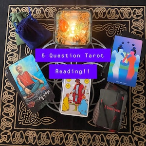 Tarotlezen met 5 vragen