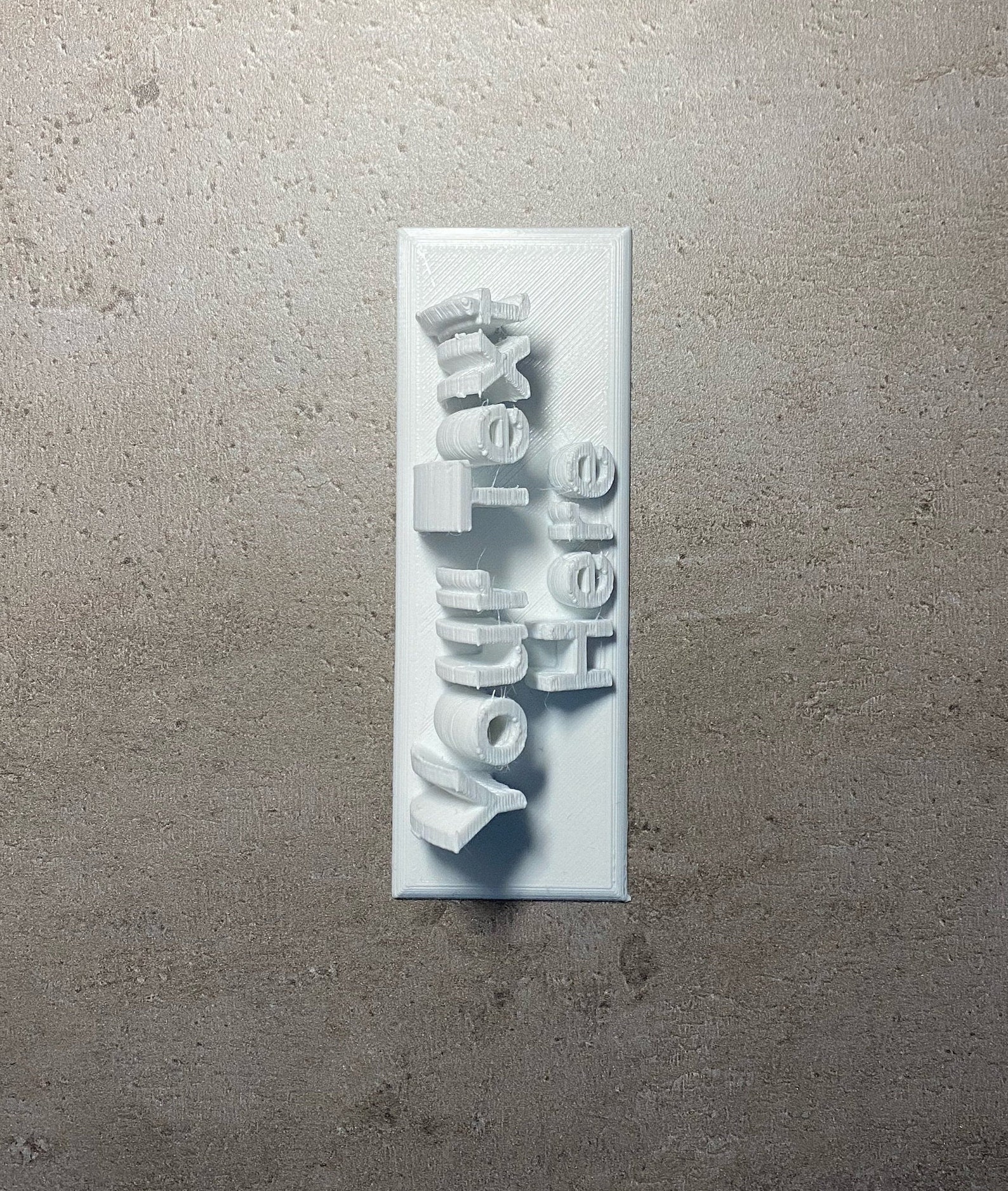 3d printed name plate desktop nameplate etsy