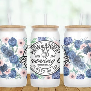 Mamas Boobery Breast Feeding Glass Can