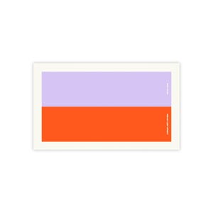 Large Memo Pad Orange Purple Note Pad For Mom Gift Home Office Sticky Notes Gift Large Minimalistic Modern Stationery Fridge Reminder Office