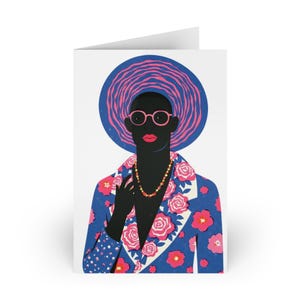 African Inspired Card Black Man Art Afrocentric Birthday Card For Him Cultural Celebration Card Africa Gift Afro American Birthday Card