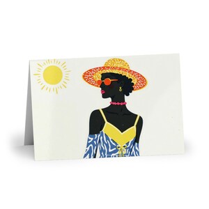 African Inspired Card Black Man Art Afrocentric Birthday Card For Him Cultural Celebration Card Africa Gift Afro American Birthday Card