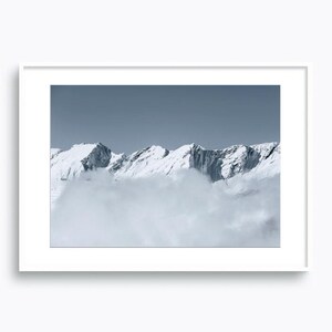 A1 Limited Edition Fine Art Print Swiss Alps Poster Switzerland Travel Wall Art Mountain Decor Nature Landscape Gift For Travel Lover Winter