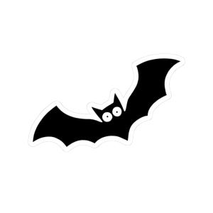 Adorable Bat Sticker For Halloween Party, Cute Halloween Decor Stickers Spooky Season Bat Decor For Halloween Party Favors, Spooky Decor
