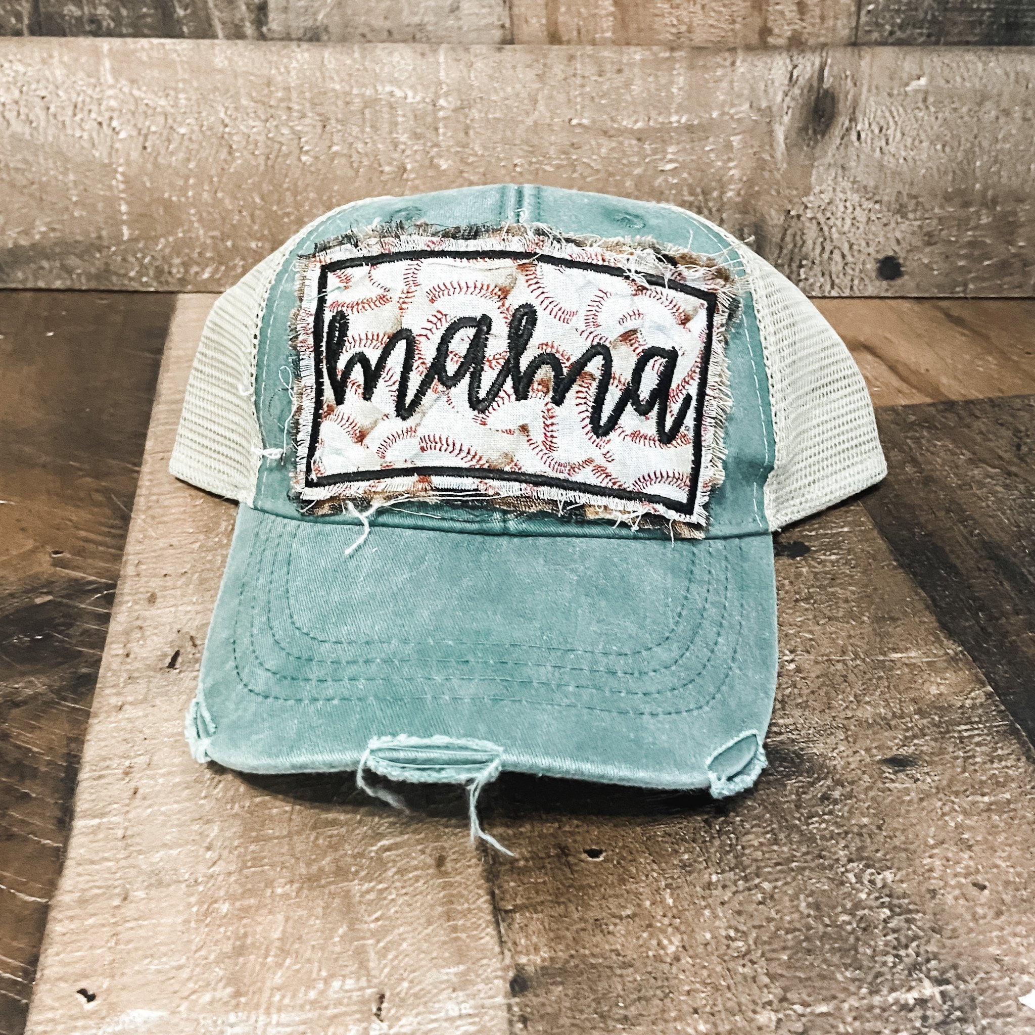 Custom Saying Fabric Patch Trucker Hat/ Raggedy Patch Hat/ Etsy