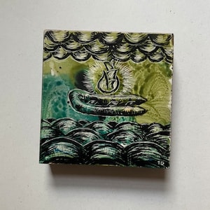 Rescue #2 : 4 x 4 Inch Painting