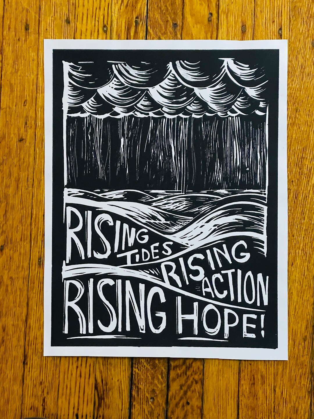 Rising Hope Poster, Climate Crisis Art Print - Etsy