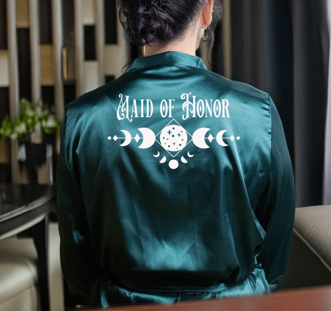 Brides Celestial Robe, Maid of Honor Robe, Witch Bridal Party Robe ...