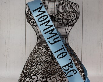 Mommy to be Custom Sash, Mom to Be Emo Sash, Custom Alternative Sash, Gothic Baby Shower Sash,Baby Brewing shower