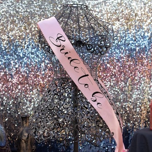 Bride to be Sash, Custom Bride Sash, bachelorette sash, Gothic Bridal Party Sash, Hen party, Halloween Bridal Party, FREE US SHIPPING