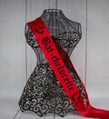 Bat-chelorette Sash, Gothic Bridal Sash, bachelorette sash, Bat Future Mrs. Hen Party Sash, goth bride bachelorette , Halloween wedding