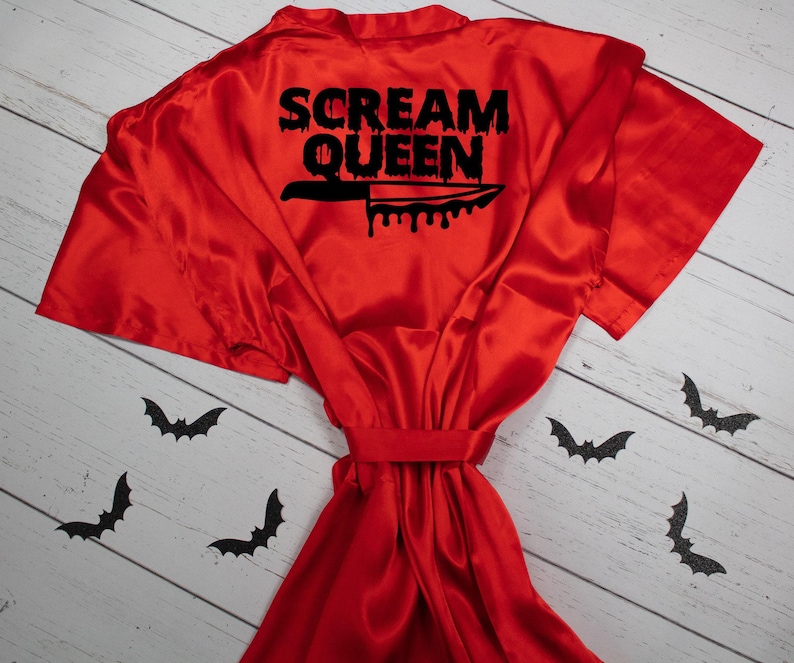 Slasher Robe Scream Queen Slasher Robe, Halloween Lover, Gothic Robe, Getting Ready ...