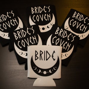 Brides Coven Can Sleeve, Witchy Wedding Bachelorette, Bachelorette Can Coolers