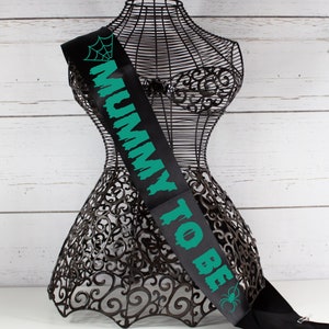 Mummy to be Gothic Sash, Mom to Be Emo Sash, Custom Alternative sash, Gothic Baby Shower Sash ,Baby Brewing