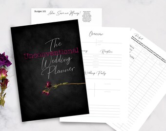 Inclusive Wedding Planner, Wedding Planner Printable, lgbtq wedding planner, wedding checklist pdf, budget wedding