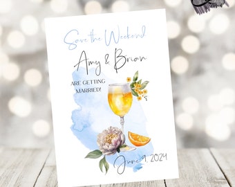 Custom Watercolor Save the Dates, Watercolor Save the Date Template, Watercolor Wedding Art