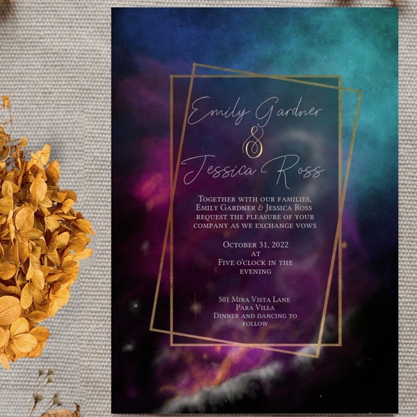Downloadable Wedding Invitation - Etsy