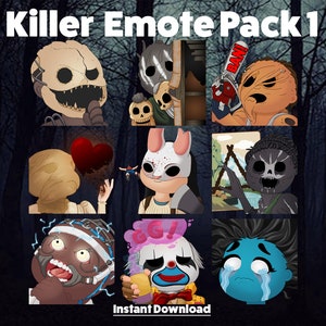 DBD Killer Emote Pack One