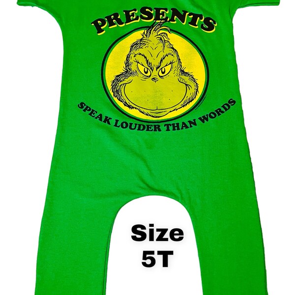 Grinch Christmas T-shirt 5T, Grinch T-shirt Romper, Unisex romper, Christmas tshirt, Christmas romper