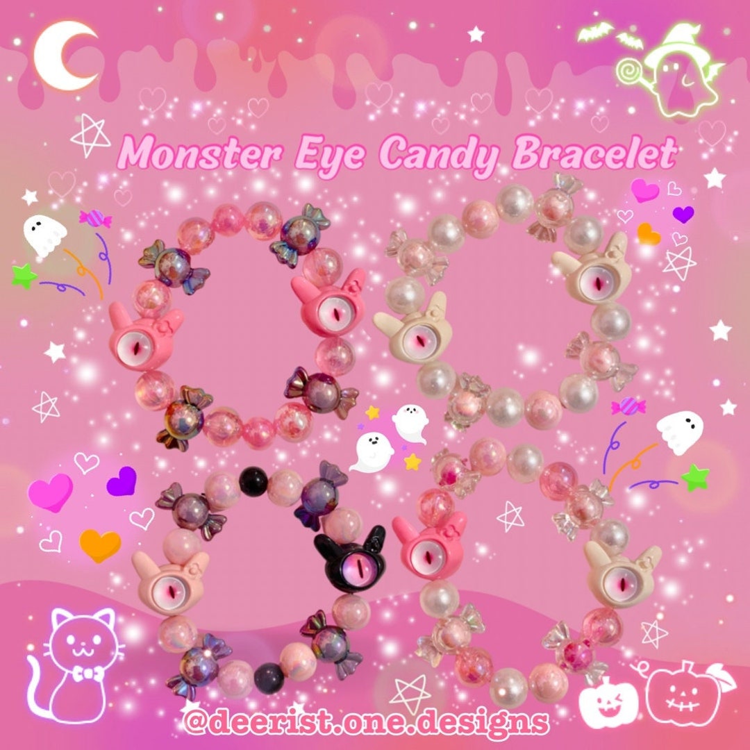 Monster Eye Candy Bracelet Etsy