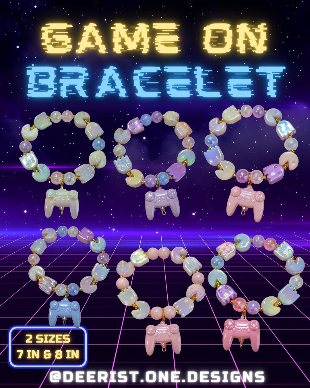 Game on Bracelet - Etsy