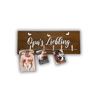 Drysson Grandchildren Grandpa&#39;s Favorite Picture Frame Christmas Birthday Grandchildren Children Picture Frame Christmas Gift for Grandpa Father&#39;s Day