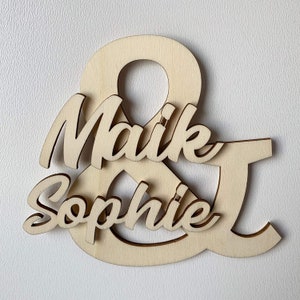 DRYSSON wall decoration gift personalized wedding gift wedding Valentine&#39;s Day individual name wooden letters sign for wedding