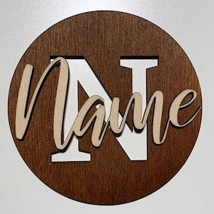 DRYSSON nome desiderato lettera in legno bambini cameretta decorazione per porta targa da parete targa per porta targhetta con nome lettere in legno targa in legno