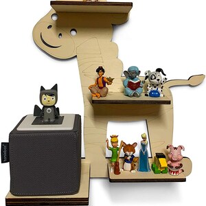 DIY Regal mit Wunschamen Zebra passend für die Toniebox Musikbox zum bemalen Tonieregal Tonie Box Regal Kinder Zimmer