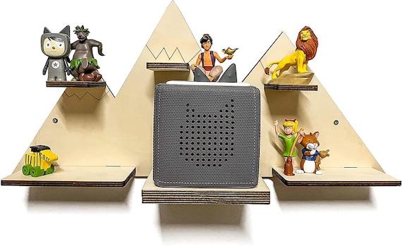 DIY Shelf With Wishing Names Mountains Suitable for the Toniebox Music Box  for Painting Toning Shelf Tonie Box Shelf Kids Room - Etsy