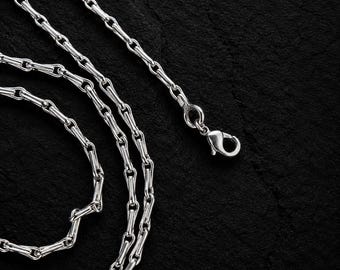 AAA+ Natural 16'' to 28'' Chain For Gift,Paper Clip Chain Necklace For Pendant, 925 Sterling Silver Chain For  Top Quality  Chains Necklace