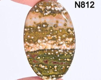 AAA Quality Ocean Jasper Cabochon – Polished Gemstone for Jewelry Making