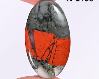 New Cherry Orchard Bloodstone Gemstone - Loose - Polished - Volcano Jasper- Bloodstone Crystal Cabochon for jewelry\Pendant Making supply