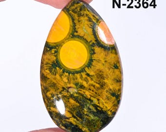 Rare Quality Natural Ocean Jasper Cabochon - Smooth Polished Flat Back Cabochon- AAA+ Quality Ocean Jasper Crystal for jewelry Making Supply