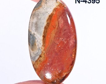Polished Polychrome Jasper Cabochon – AAA Grade Gemstone for Jewelry Making