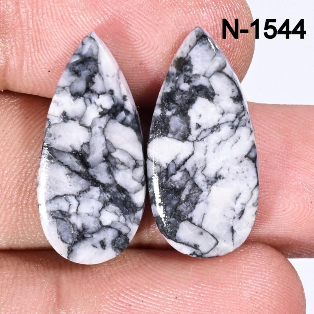 Unique Pinolith Jasper Cabochon Gemstone Pairs , Natural Pinolith ...