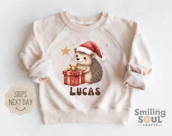 Personalized Kids Sweatshirt – Custom Toddler Christmas Sweatshirt – Cute Holiday Outfit – Boy Christmas Gift – Kids Christmas Pullover
