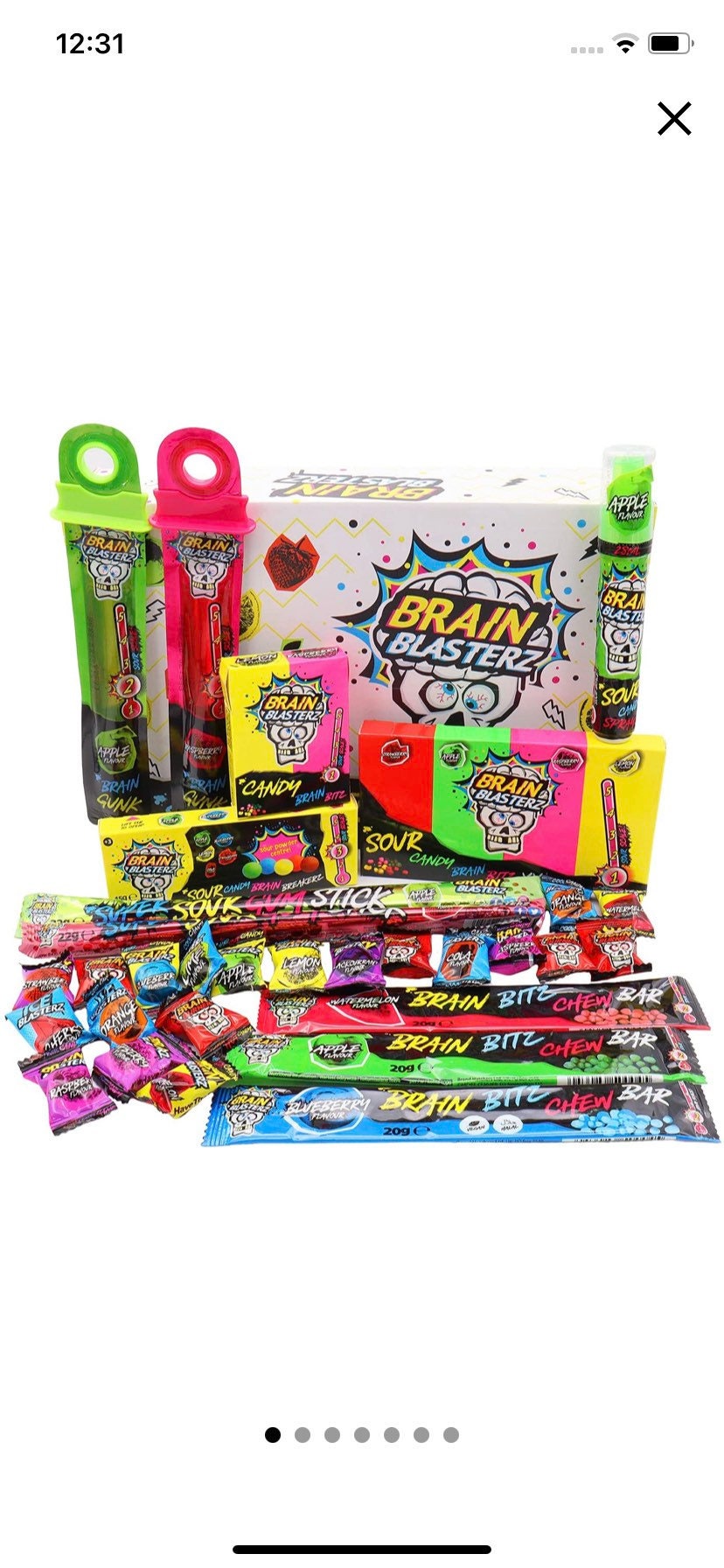 Super Sour Sweets Gift Box Hard Sour Candy Sour Gum Stick Etsy
