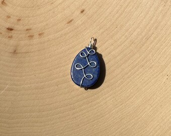 Lapis Lazuli Sterling Pendant