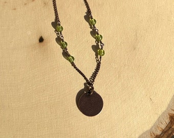 Antique Peridot Necklace