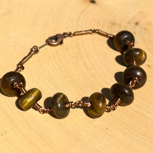 Tigers Eye Beaded Bracelet