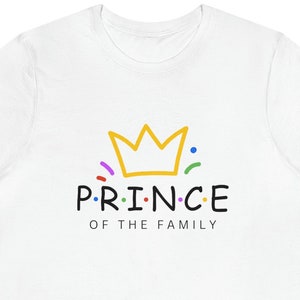 Maglietta Prince per figlio Maglietta Prince Birthday con regalo corona per lui Magliette abbinate alla famiglia