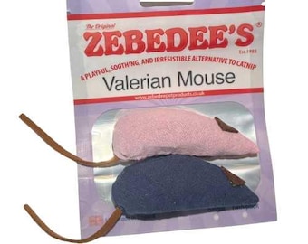 Zebedee's Valerian Mouse 2 pack