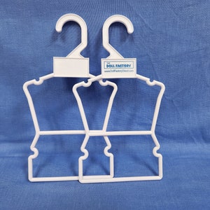 Frame Style Hangers (15 pieces)  | Fits Clothing for 15&quot; and 18&quot; Dolls | 15 inch and 18 Inch Doll Clothes