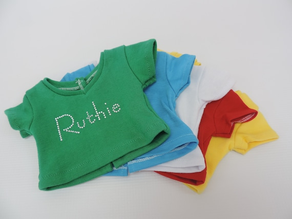 Rhinestone "Ruthie " T-shirt | Fits Most 18" Girl Dolls | 18 Inch Doll Clothes